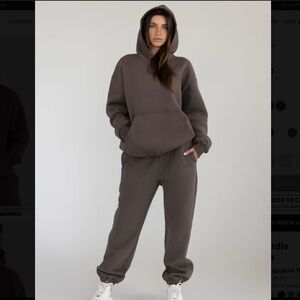 Comfrt Women's Cozy Chocolate Hoodie and Sweats